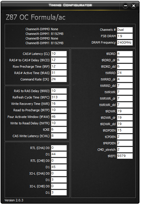 Asrock timing configurator как пользоваться